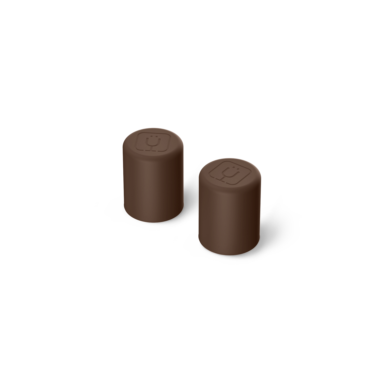 Magnetic Straw Cover | Leopard Latte | 2-Pack